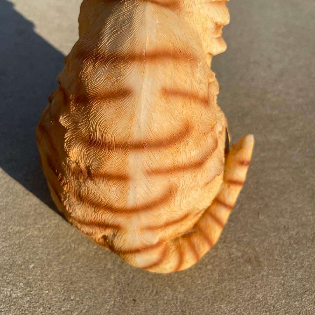 猫の置物 センサー感知