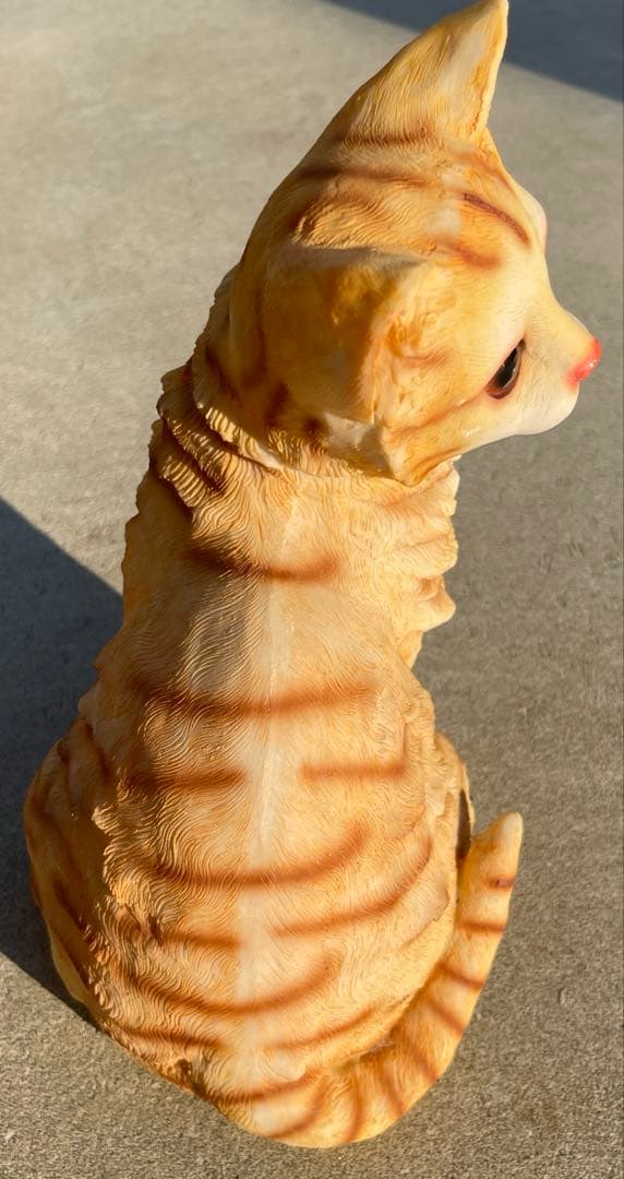 猫の置物 センサー感知