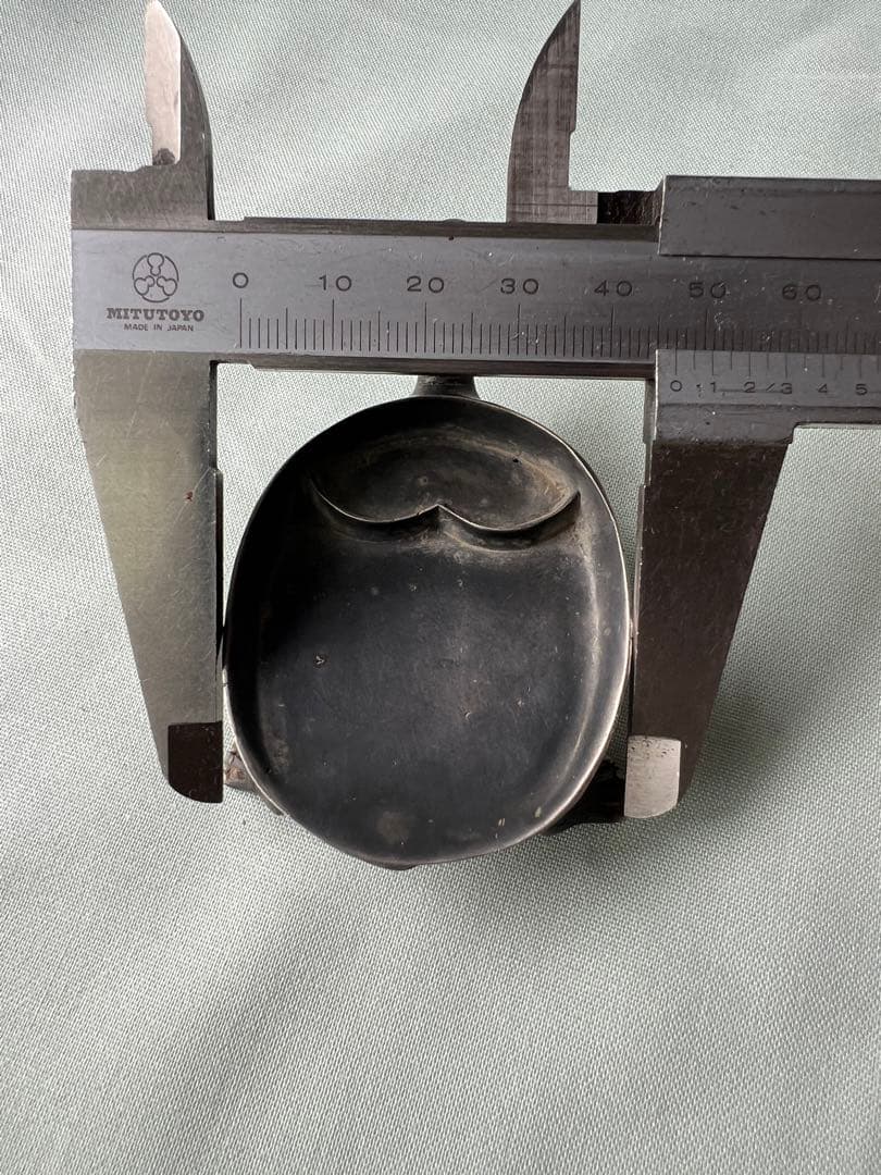 亀の硯　純銀　116.5g
