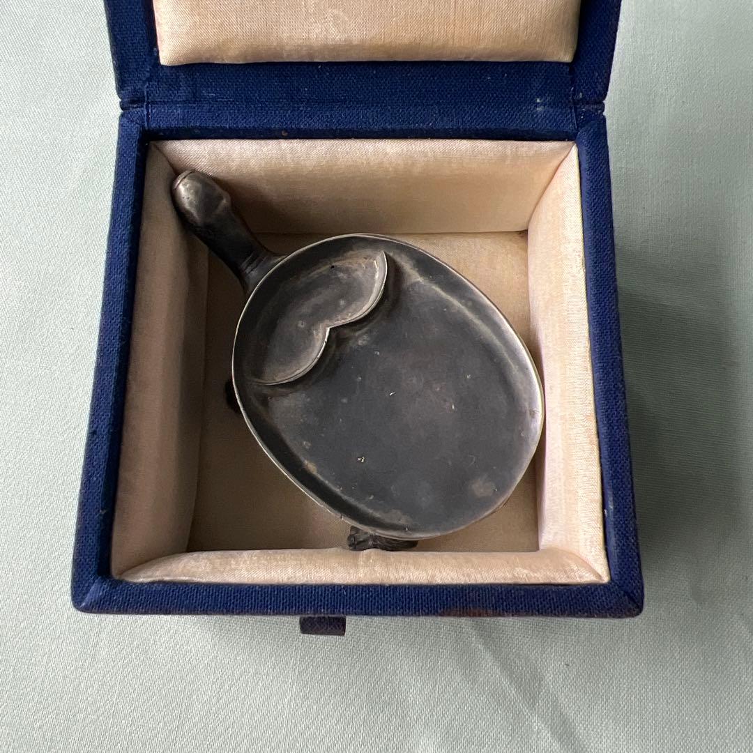 亀の硯　純銀　116.5g