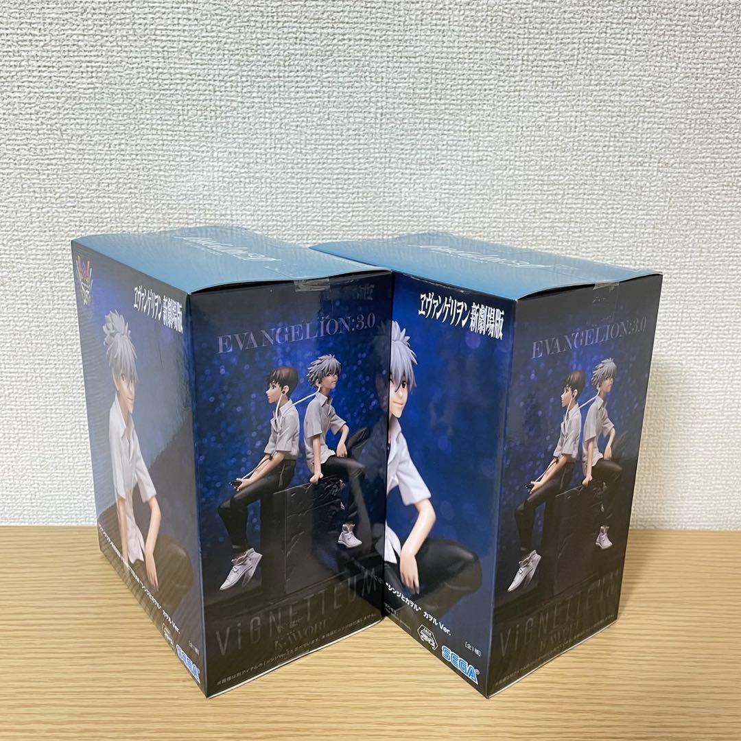 エヴァンゲリオン 新劇場版 VIGNETTEUM シンジ カヲル 4点 セット