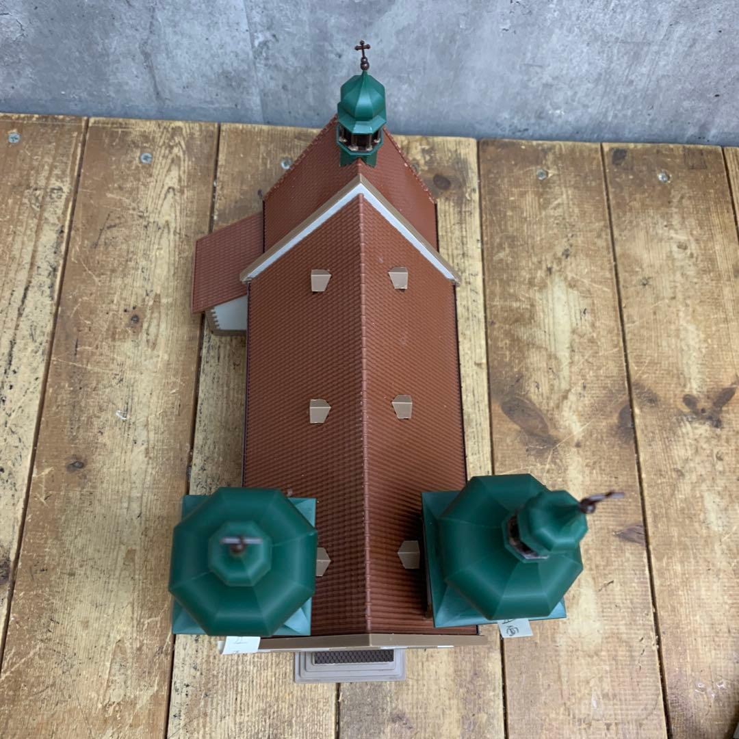 3F 【希少・完成品】HOゲージ ストラクチャー 2点セット「大型教会」＆「ス