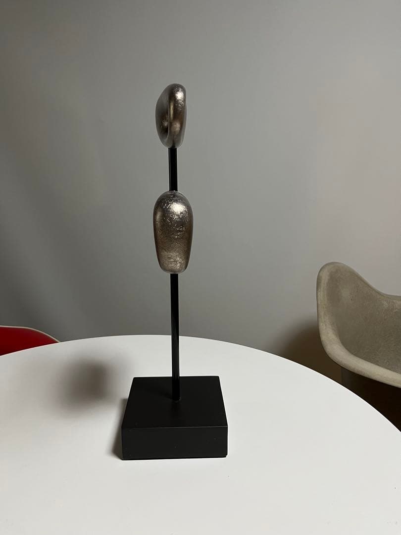 ディーヴィー デザイン 抽象彫刻 オブジェ モダンアート 置物 中古