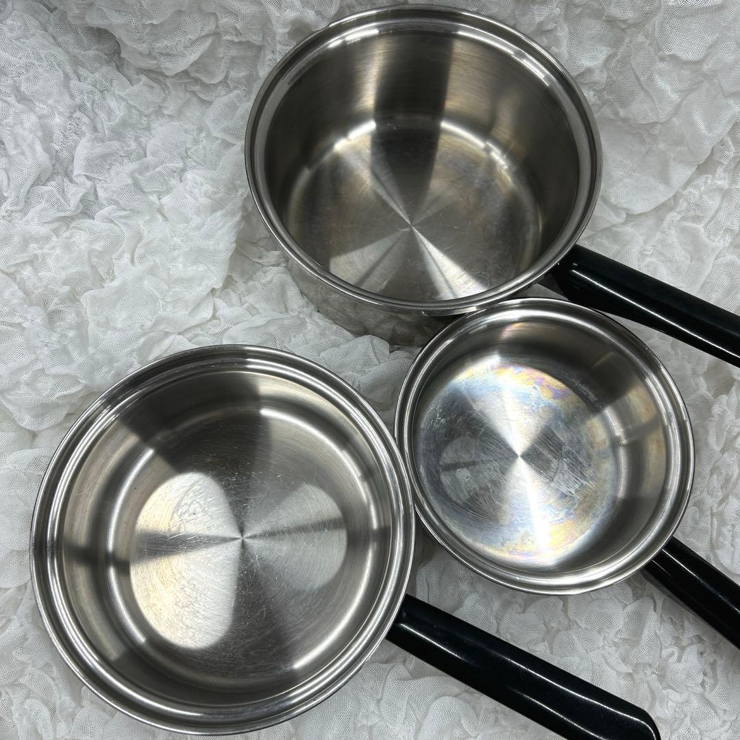 アムウェイ 旧型 3点セット 大中小ソースパン