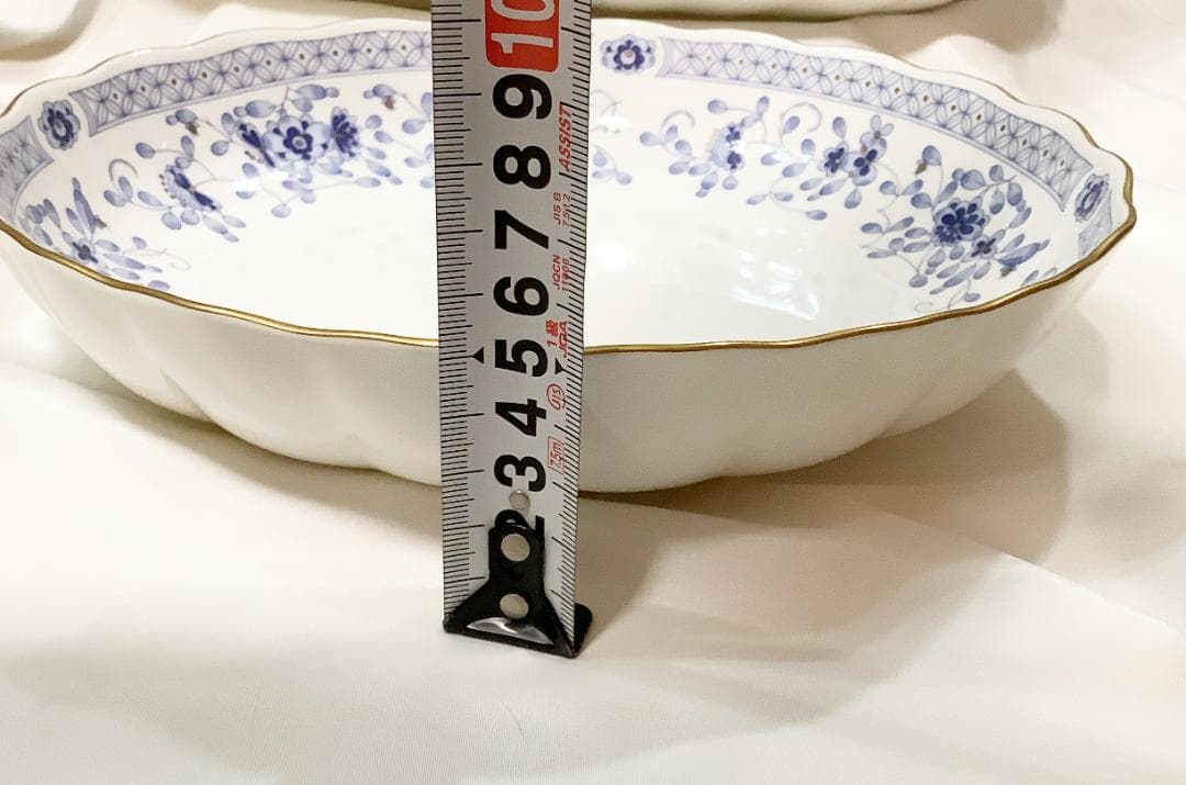 NARUMI ナルミ　大皿　２枚　Milano　ミラノ　セット　金縁　金飾　金彩