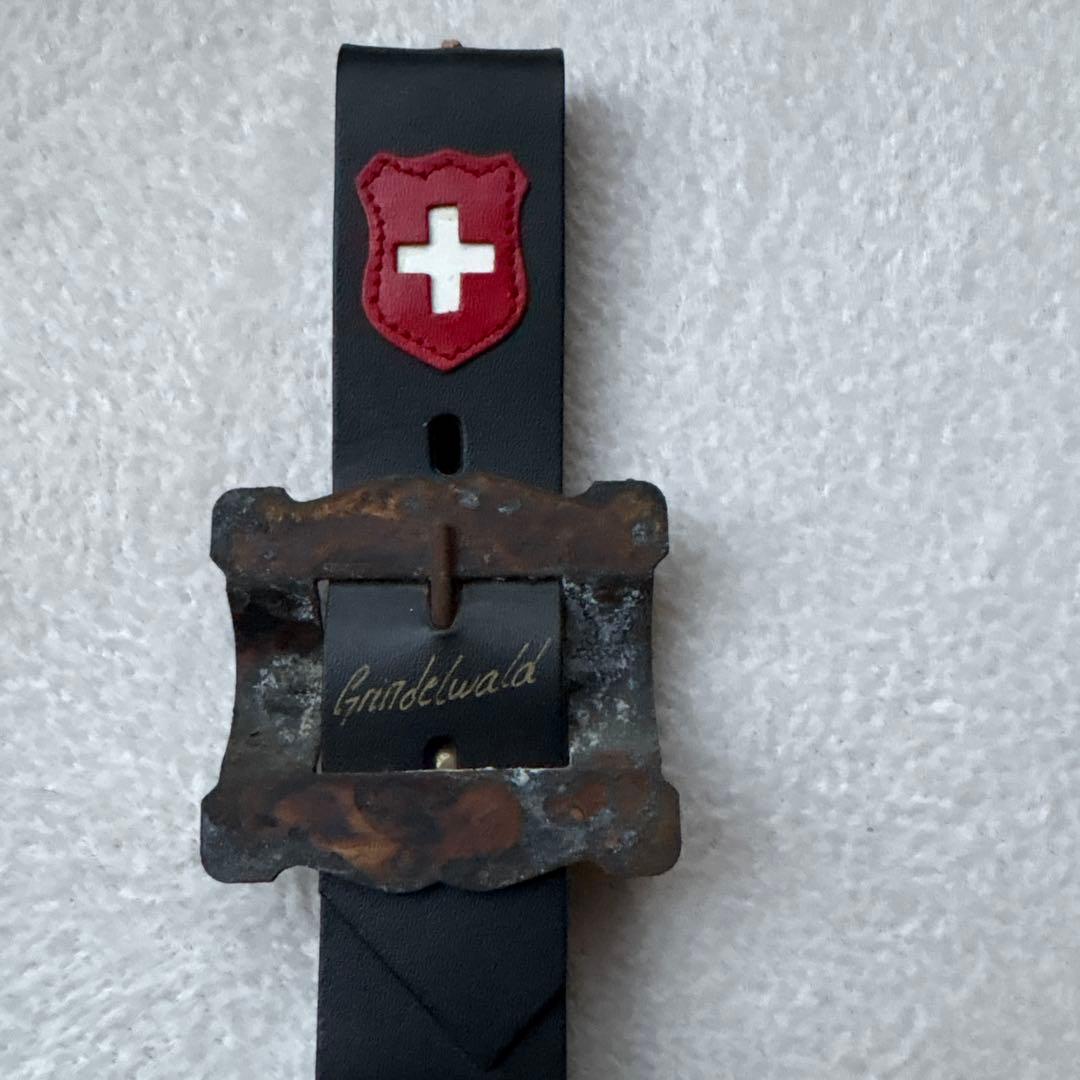 アンティーク スイス製カウベル（大）2個セット　熊鈴　ドアベル