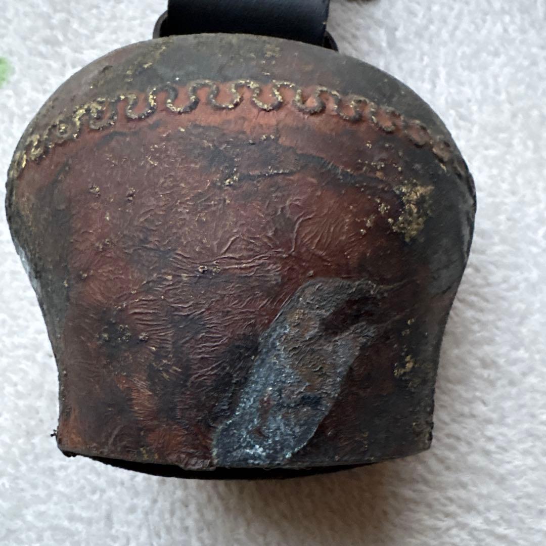 アンティーク スイス製カウベル（大）2個セット　熊鈴　ドアベル