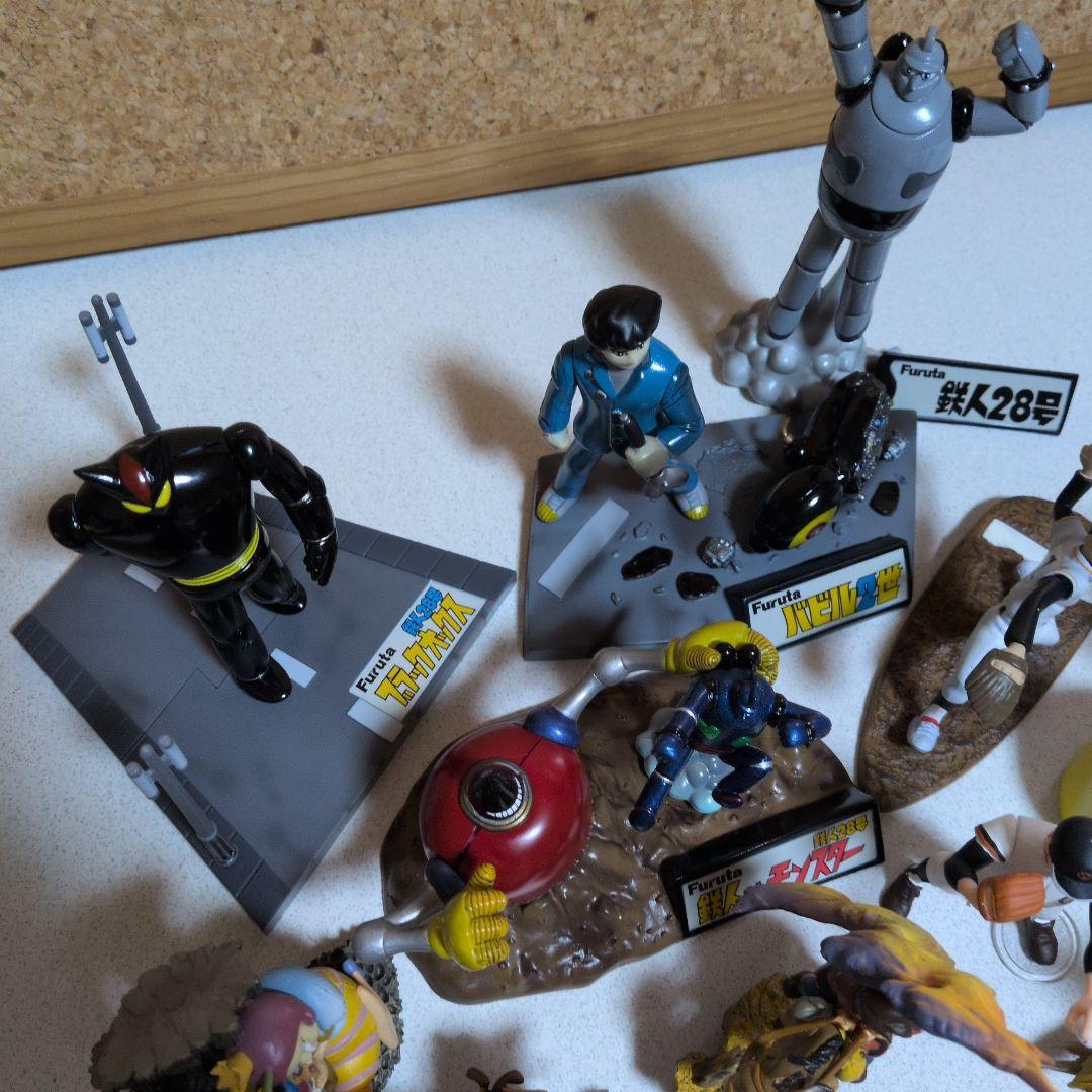 レトロフィギュアまとめ売り みなしごハッチ　バカボン　獅子丸　　 にゃんこ先生等