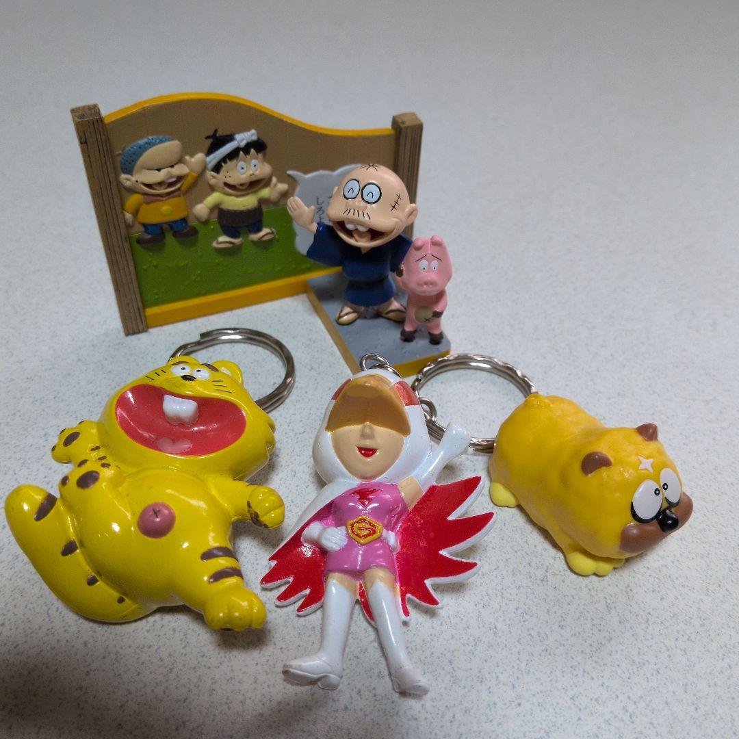 レトロフィギュアまとめ売り みなしごハッチ　バカボン　獅子丸　　 にゃんこ先生等