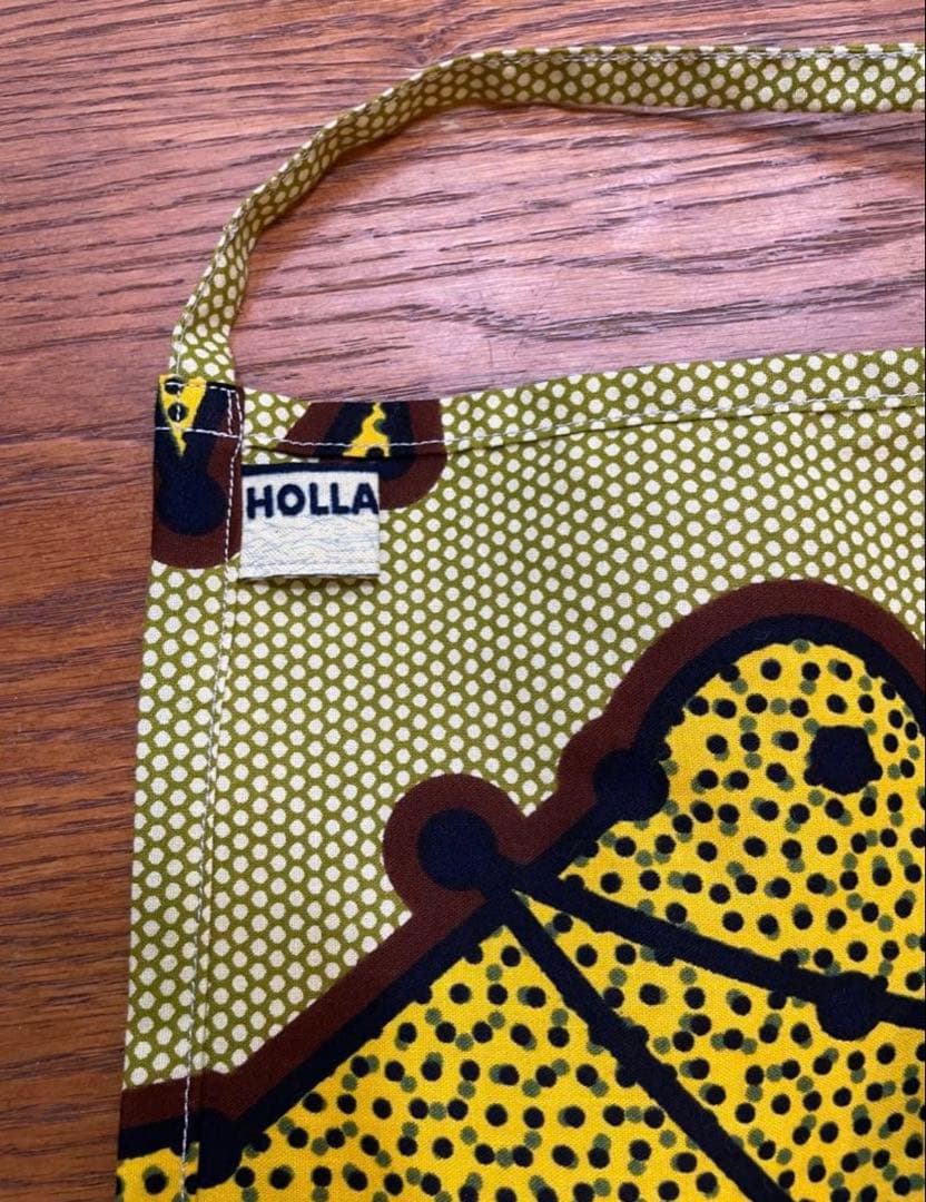 ふふふ★キッズバッククロスエプロン★バッククロスエプロン★アフリカ布★