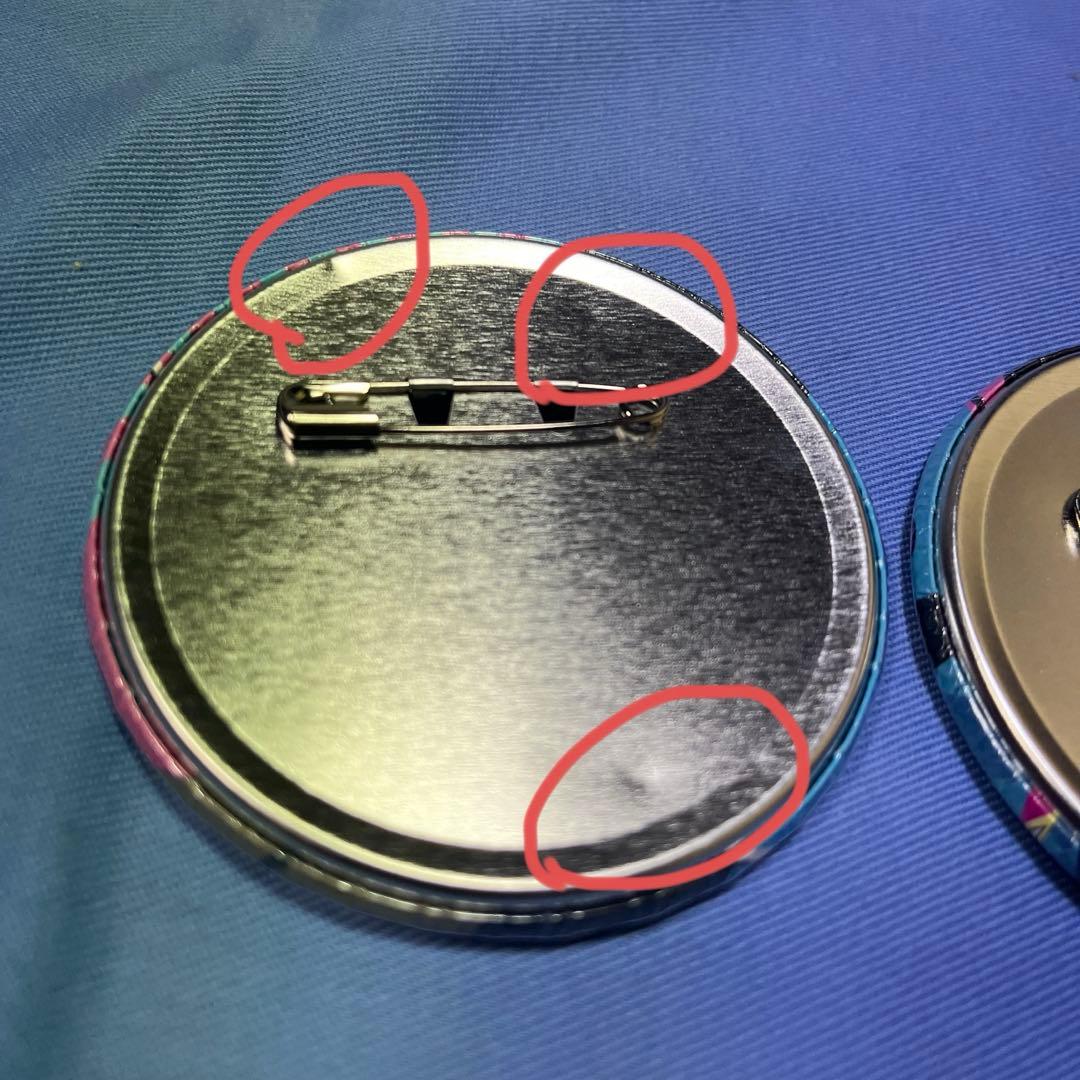 覆面系ノイズ　ドでか缶バッジ