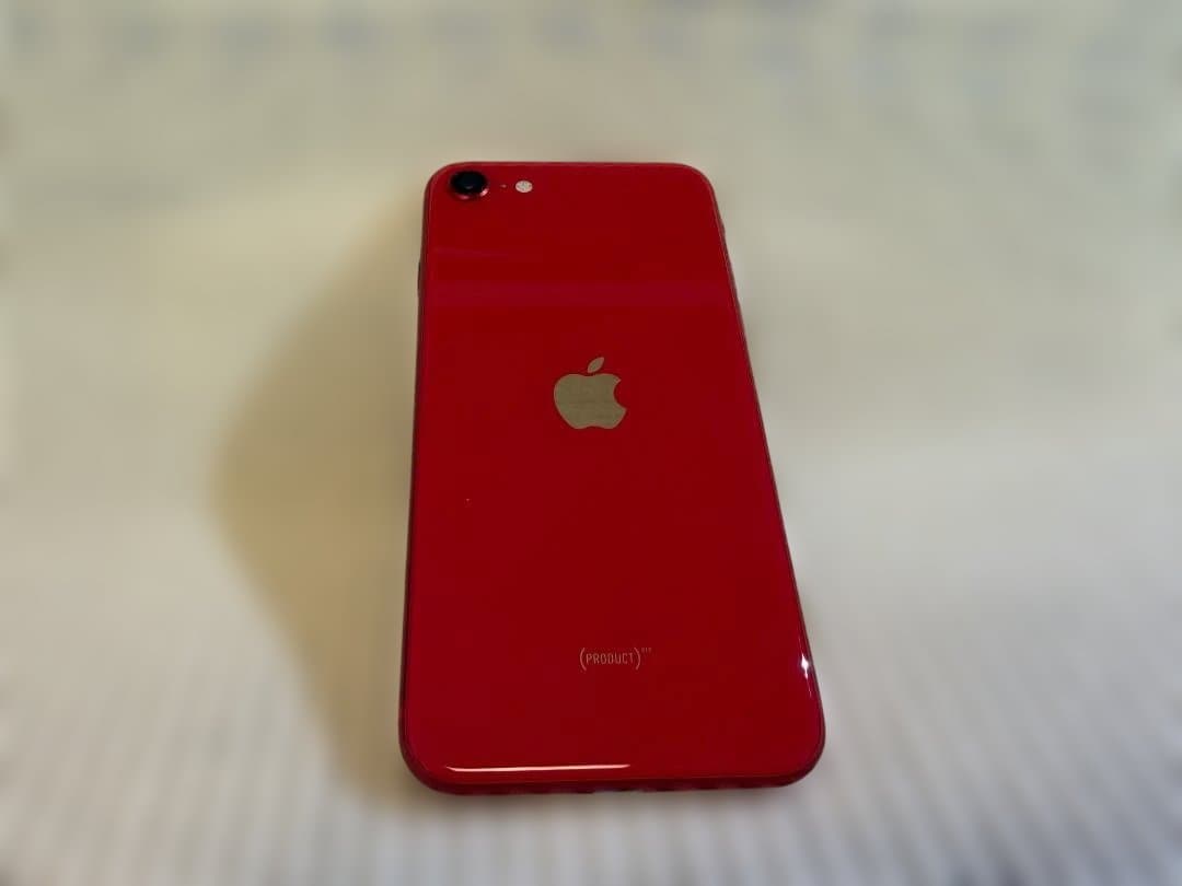 Apple iPhone SE2 PRODUCT(RED) 64G、箱、ケース