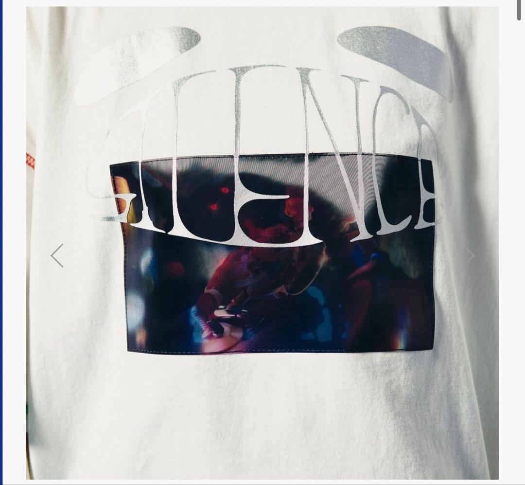 【M】新品Logo Layered T-shirt SIlENCE white