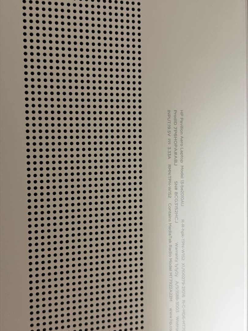 HP Pavilion Aero 13-be2010au office2021付