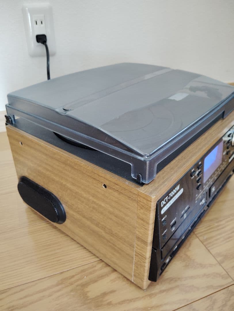 極美品 DCT ダブルCD録音機能付マルチレコードプレーヤー DCT-7000W