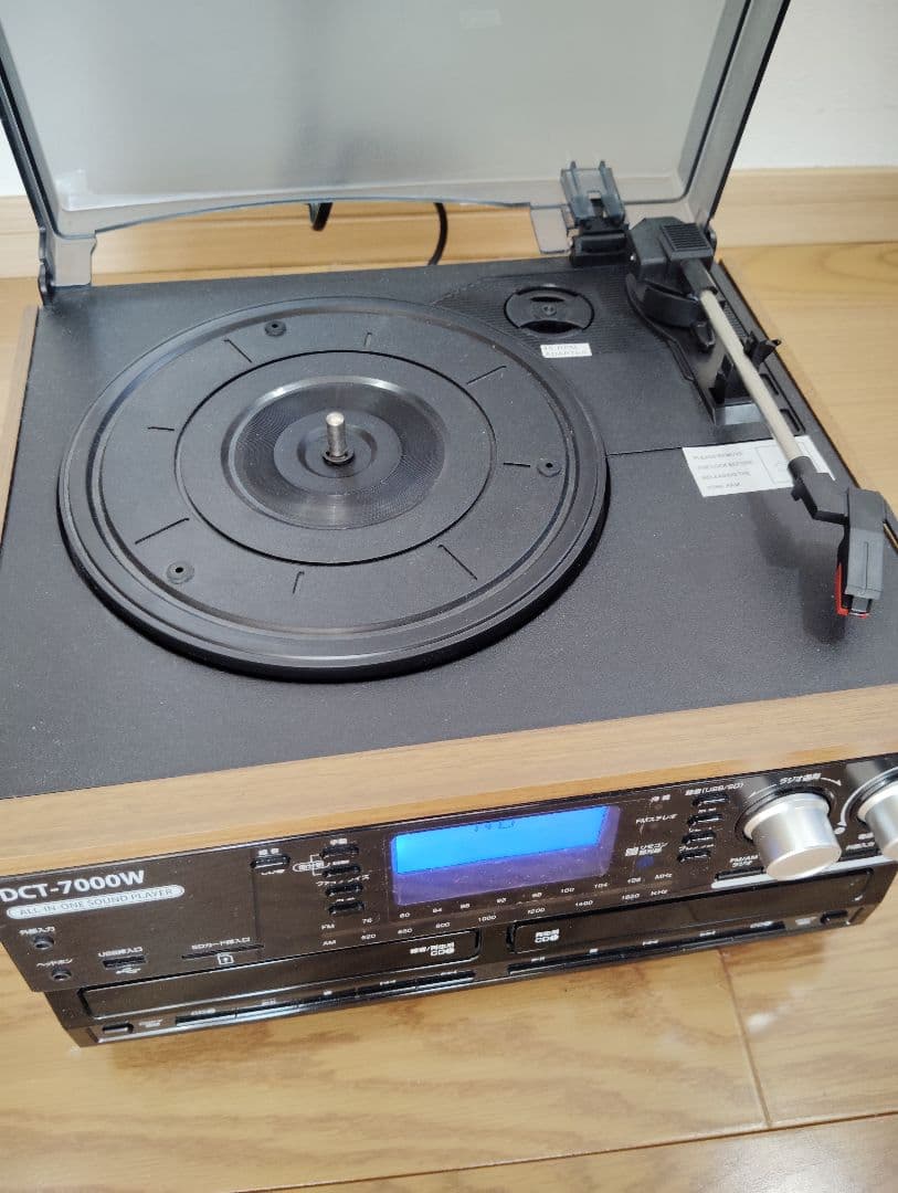 極美品 DCT ダブルCD録音機能付マルチレコードプレーヤー DCT-7000W