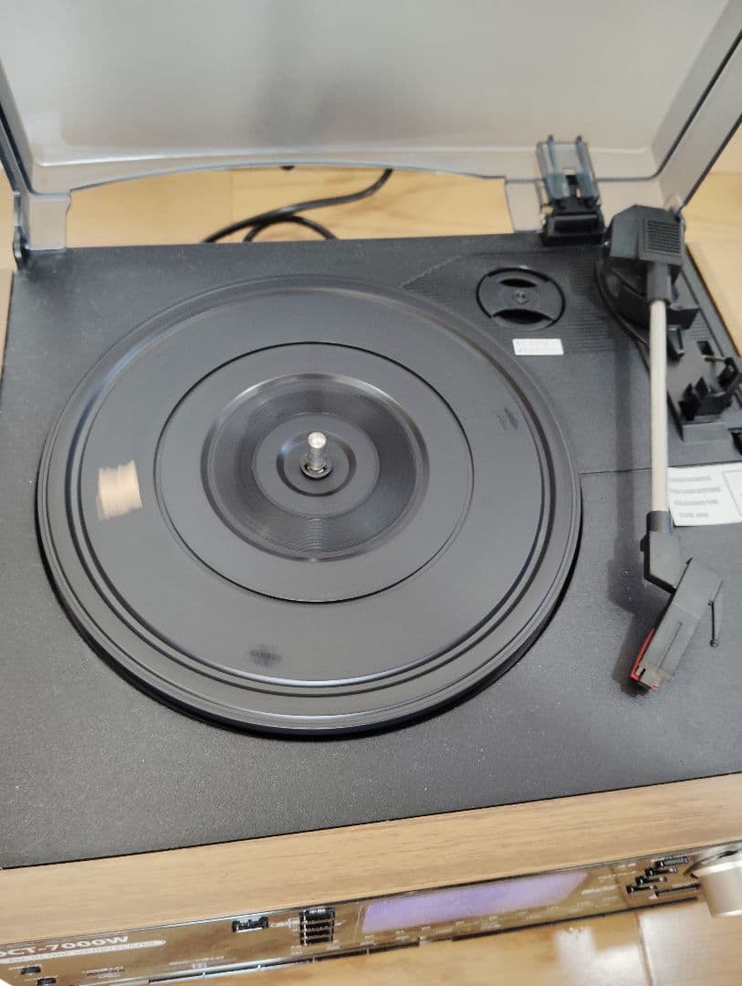 極美品 DCT ダブルCD録音機能付マルチレコードプレーヤー DCT-7000W
