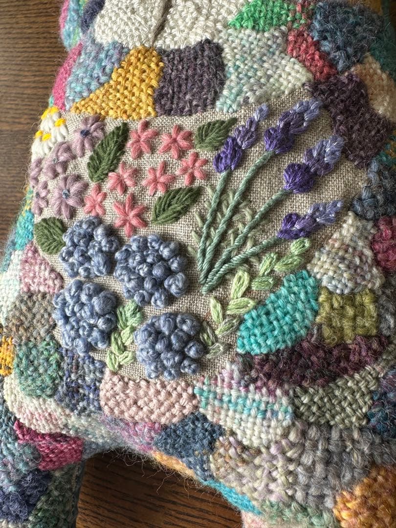 ダーニングくまさん　抱きぐるみ