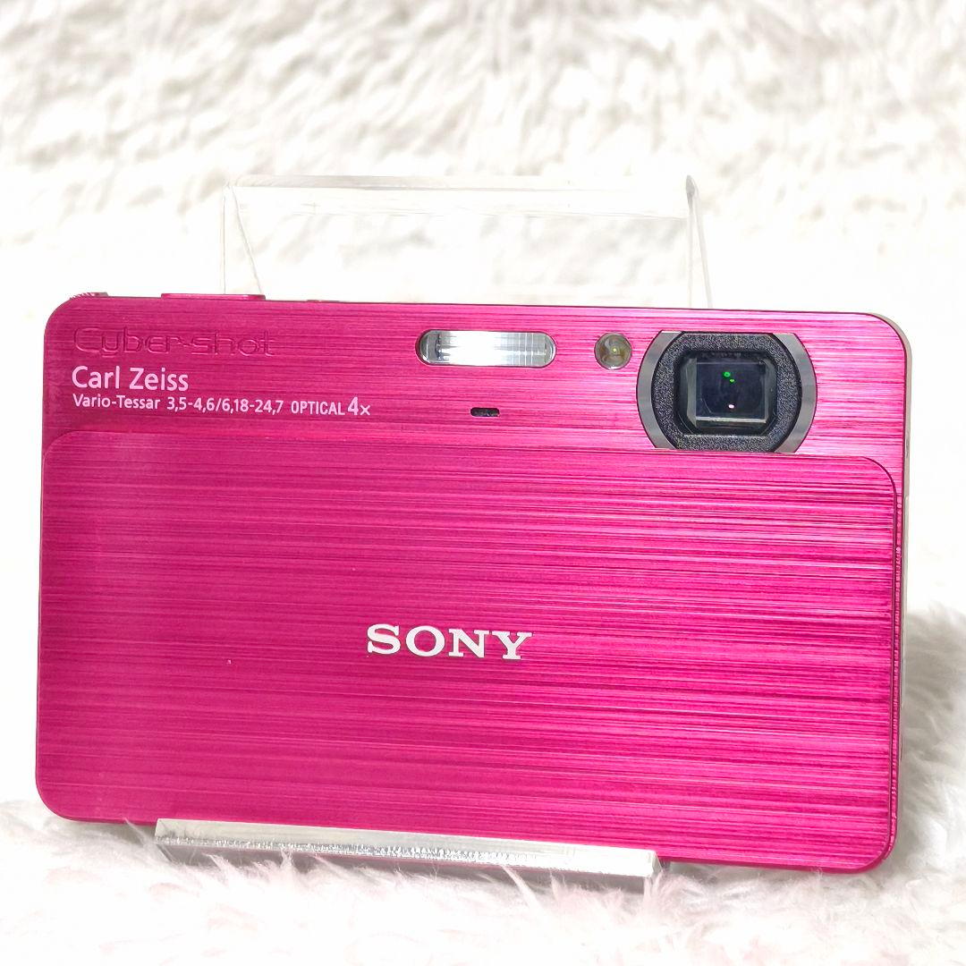 美品✨ SONY Cyber-shot DSC-T700 ピンク 新品バッテリー