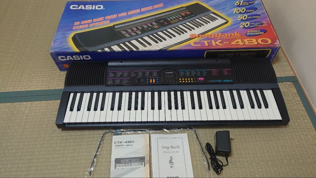 CASIO CTK-480 61鍵盤キーボード