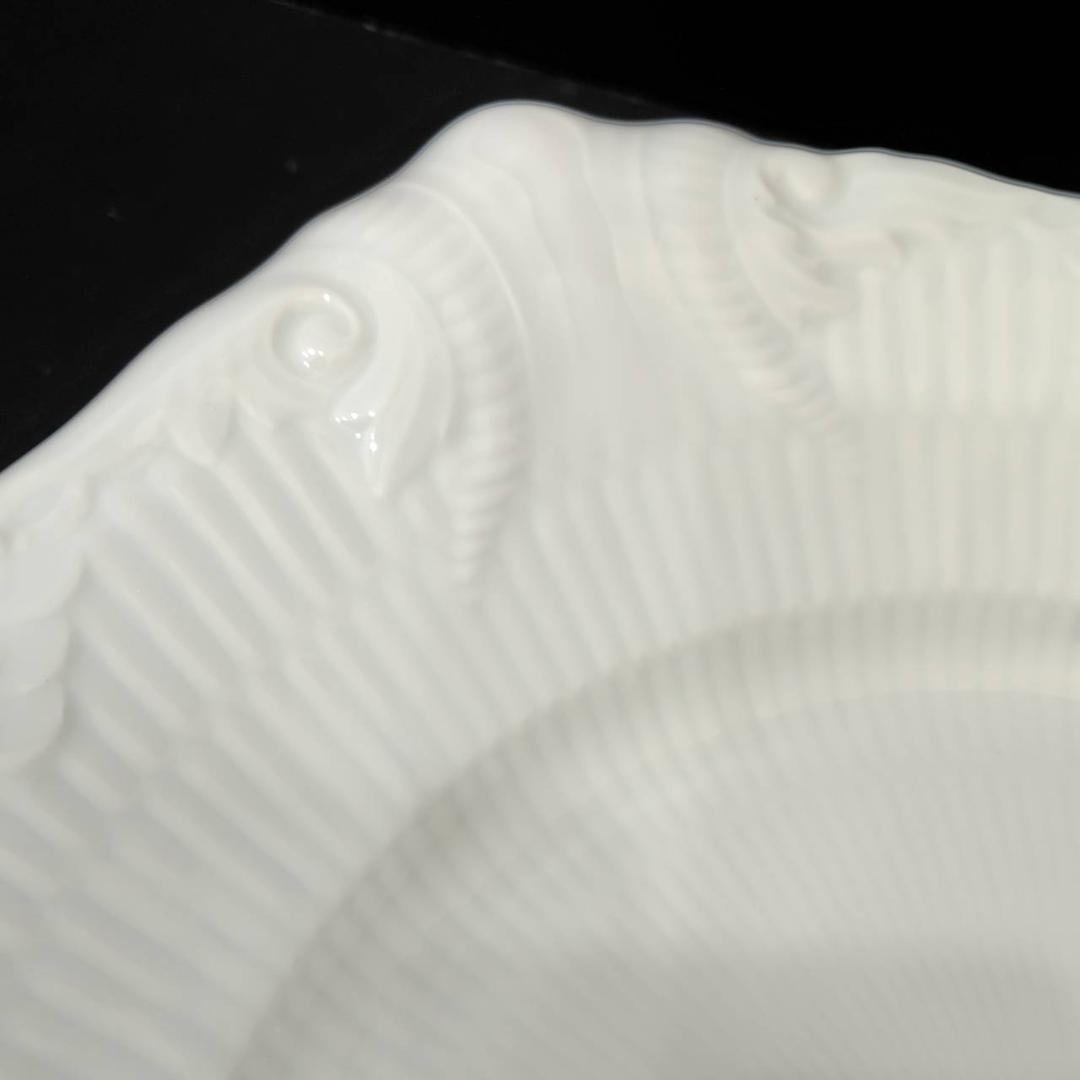 ロイヤルコペンハーゲン ホワイトフルーテッド プレート 2枚 MH206