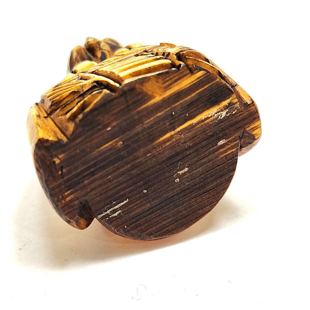 No.5 天然素材 時代物 根付け 提物 総重量22.5g