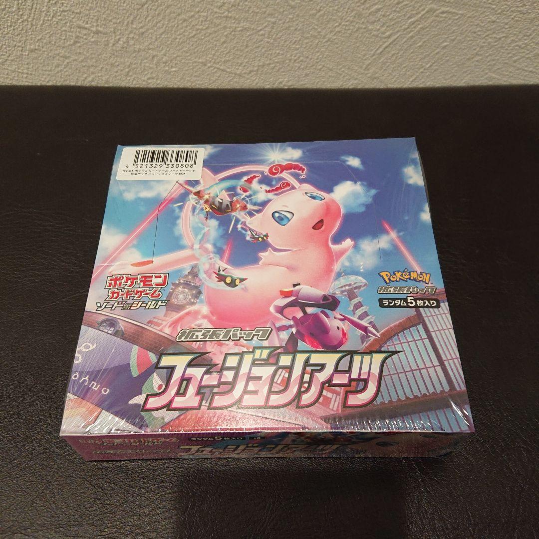 新品未開封 シュリンク付き 未開封 ポケモンカード フュージョンアーツ 1box