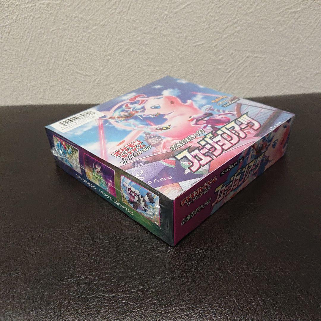 新品未開封 シュリンク付き 未開封 ポケモンカード フュージョンアーツ 1box