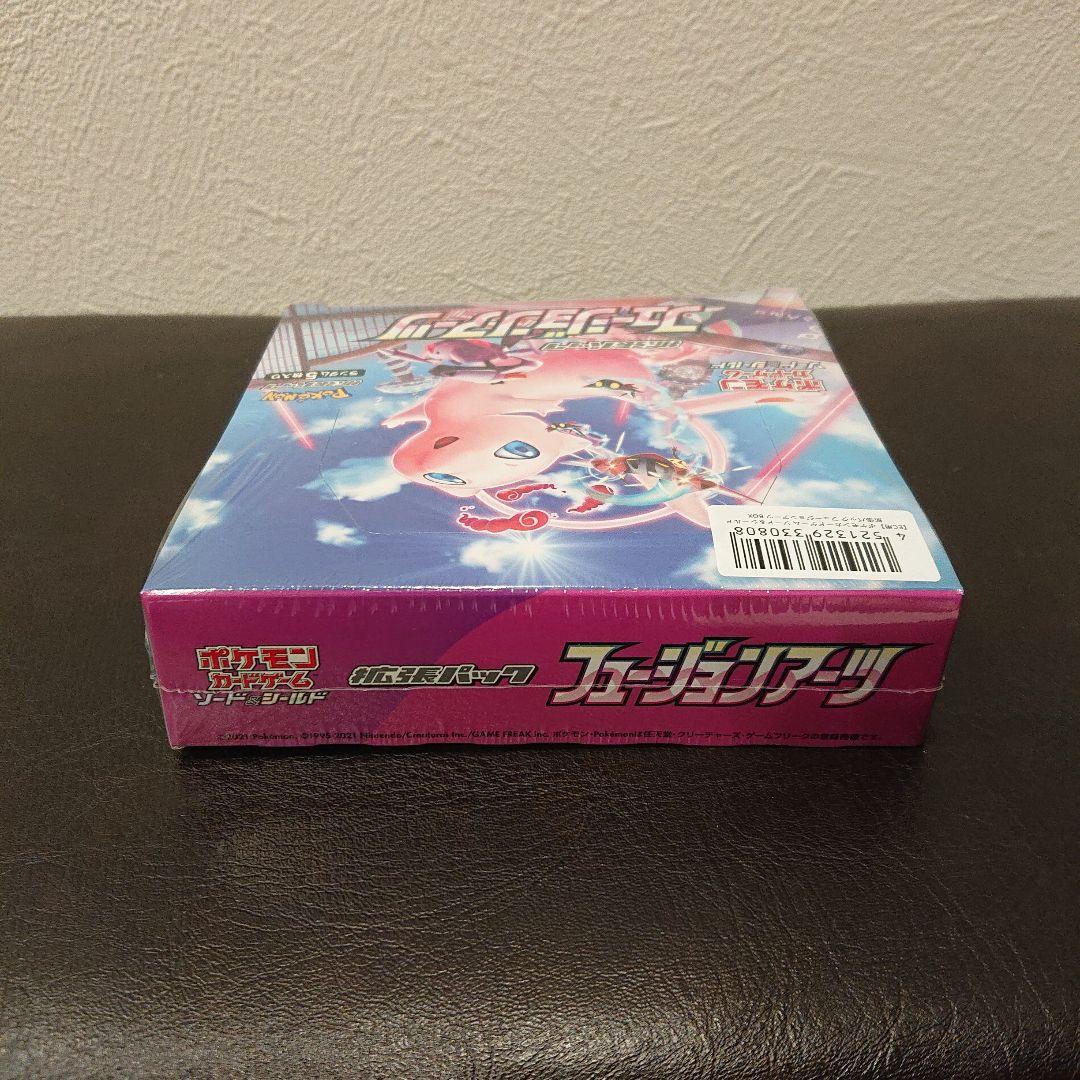 新品未開封 シュリンク付き 未開封 ポケモンカード フュージョンアーツ 1box