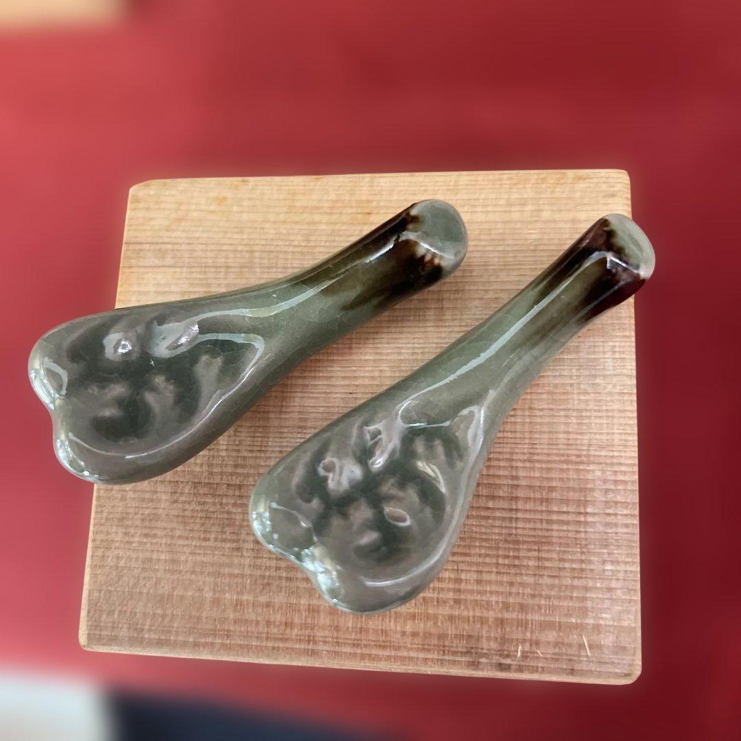 京焼 平安 松斉造 野菜箸置 木箱 7箱セット　新品未使用　可愛い箸置き14個