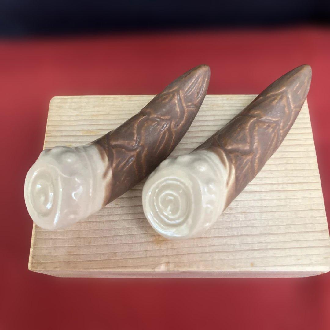 京焼 平安 松斉造 野菜箸置 木箱 7箱セット　新品未使用　可愛い箸置き14個