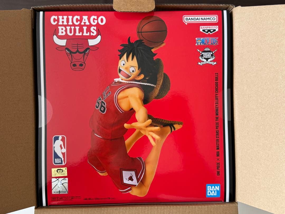 【ワンピース】NBA ルフィ フィギュア ワンピースベースショップ　4種セット