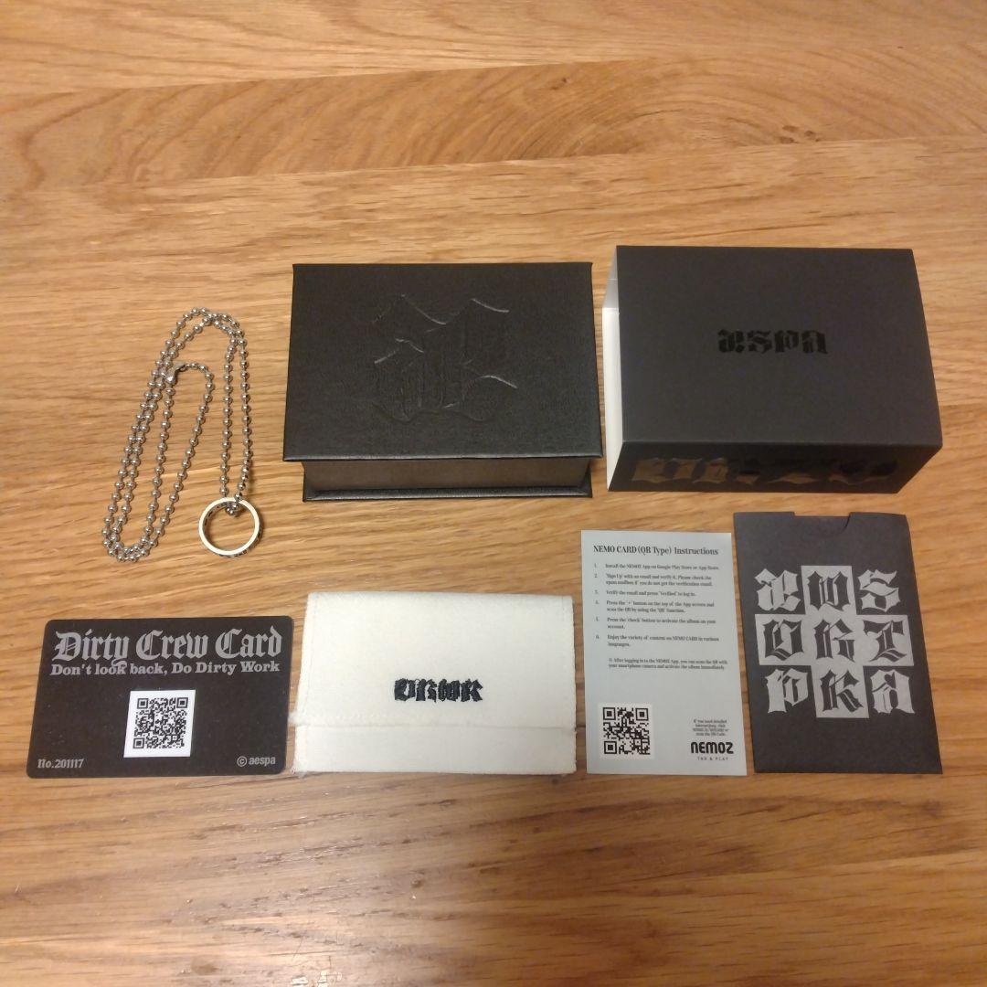 aespa Dirty Work ring ver. エスパ トレカ 指輪