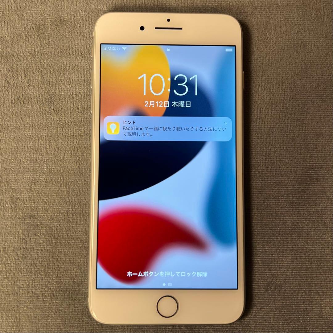 【SIMフリー】iPhone7Plus128GBシルバー バッテリー73% 本体