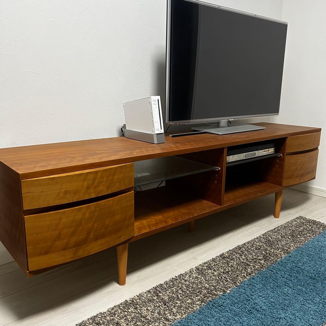 木製 テレビ台 引き出し付き 北欧