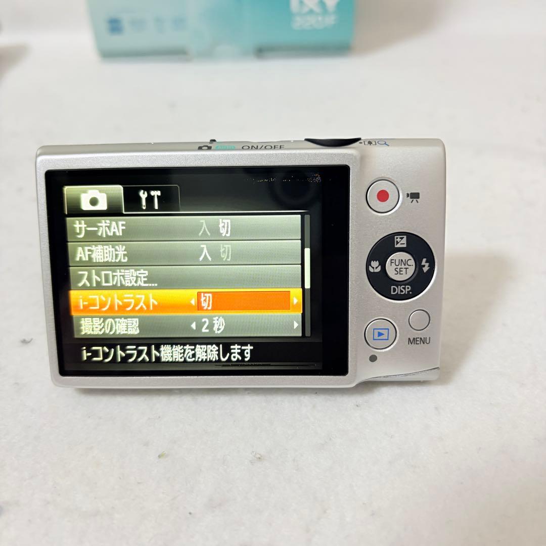 極美品 Canon IXY 220F シルバー コンデジ full hd