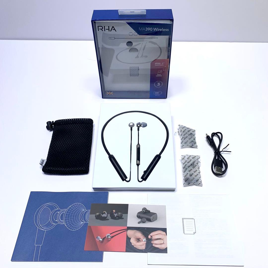 【ほぼ新品】RHA ワイヤレスイヤホン MA390 WIRELESS