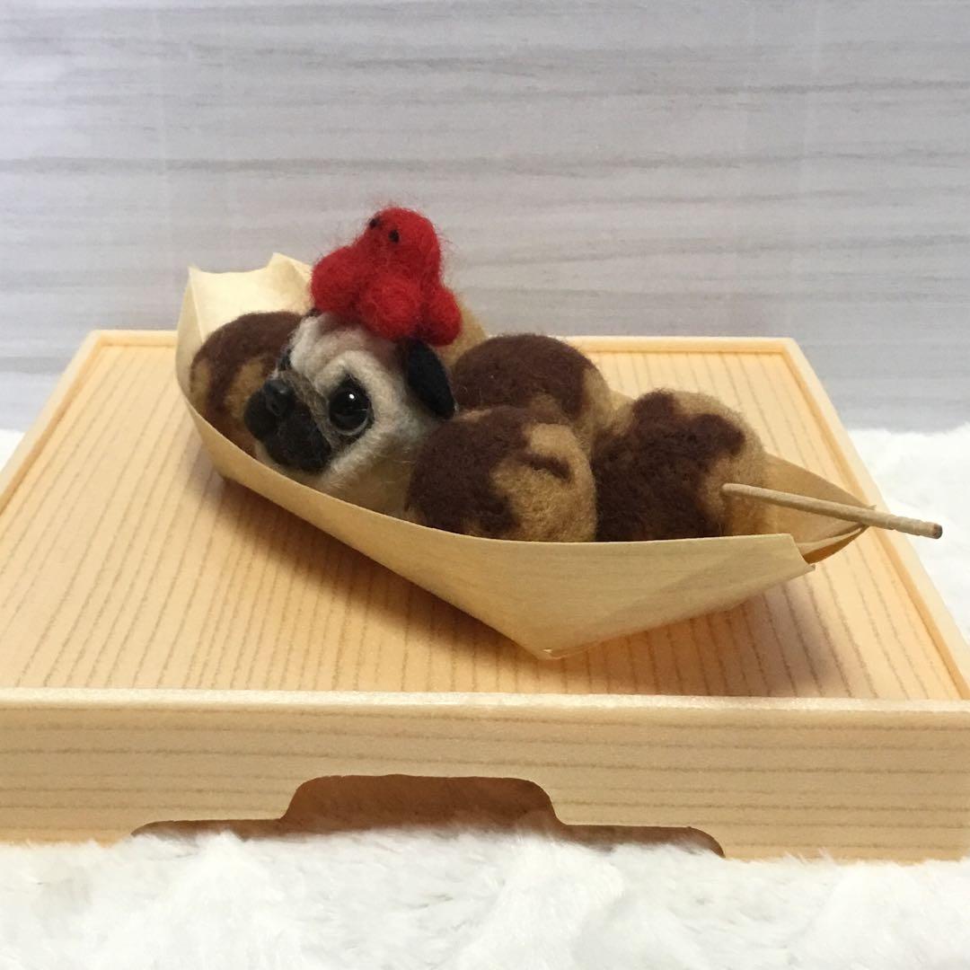 オーダー受付中❤️羊毛フェルト　たこ焼きNO2