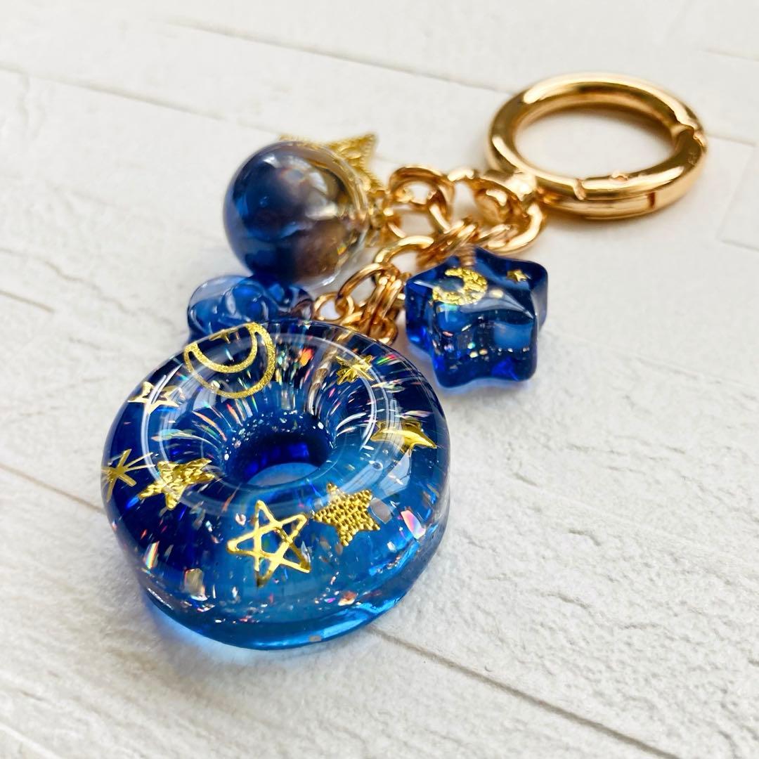 リクエスト クリアプレートフラワー他2点 名入れ レジンキーホルダー