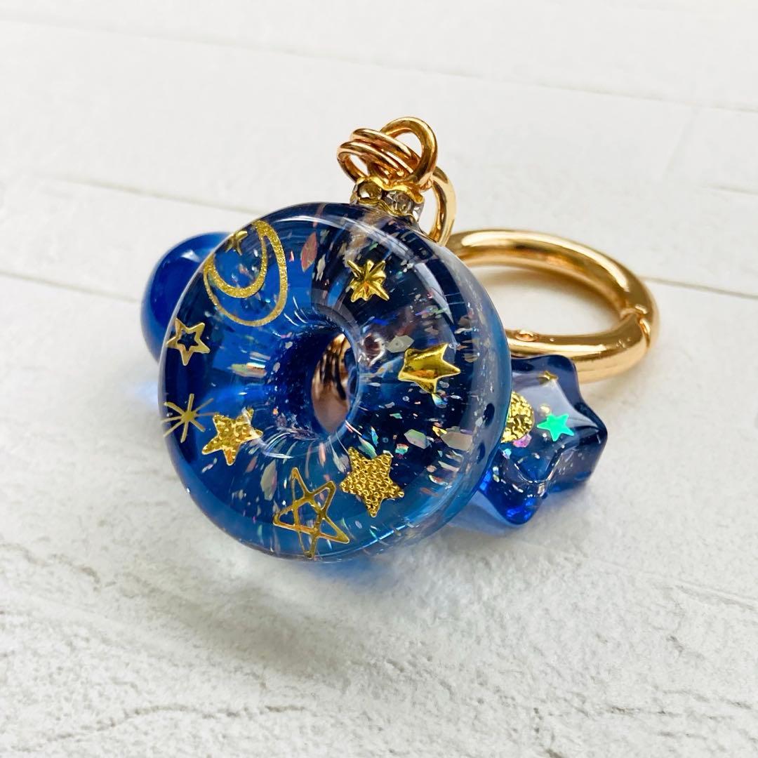 リクエスト クリアプレートフラワー他2点 名入れ レジンキーホルダー