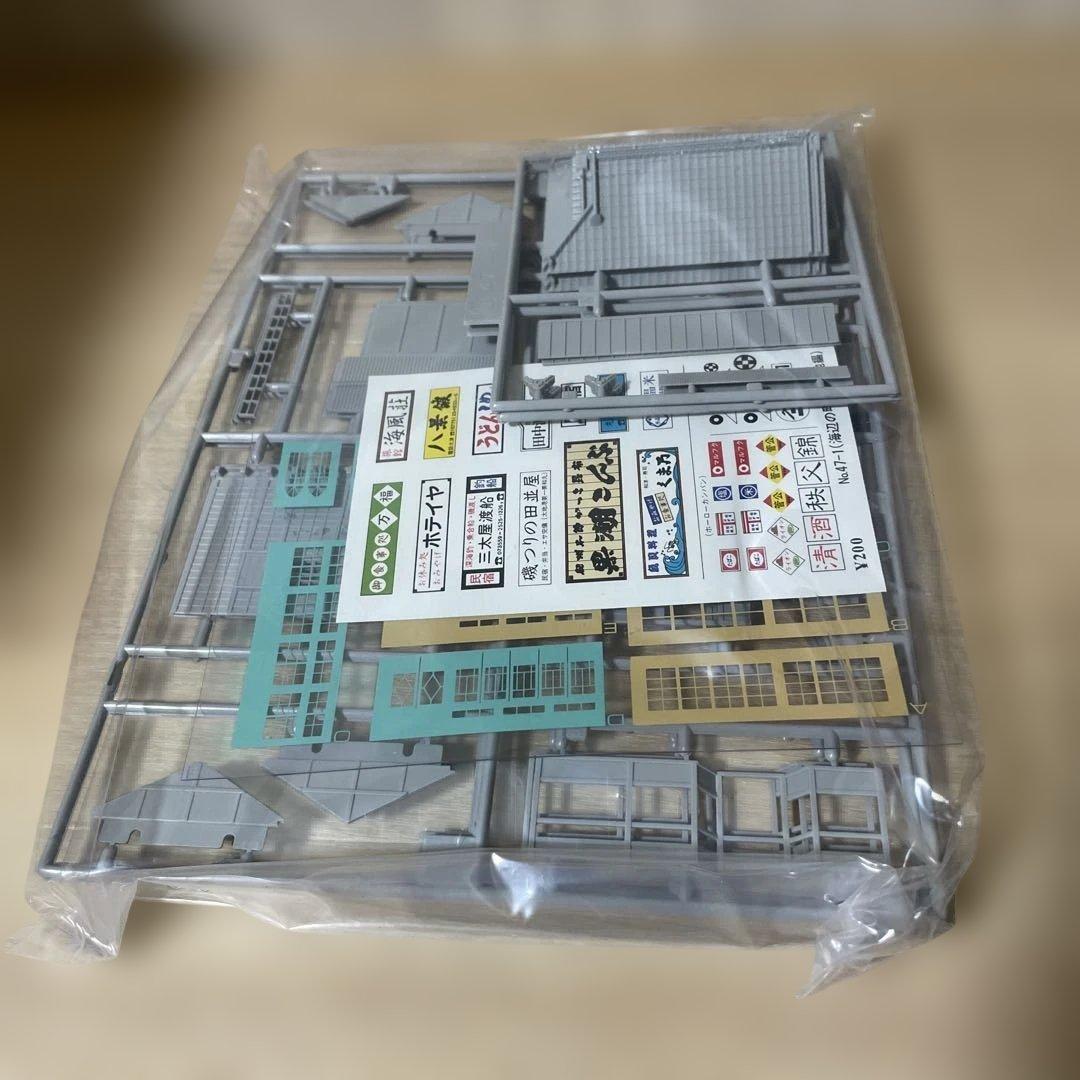 GREEN MAX 建築模型日本民家商家街景47系 全6種セット未組立Ln576