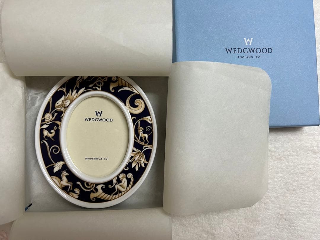 ウエッジウッド コーヌコピア フォトフレーム 写真立て 美品 WEDG WOOD