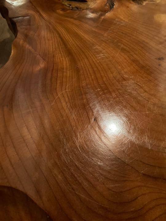 送料込み　120×76 天然木　こぶ　高級　一枚板　アンティーク　ローテーブル