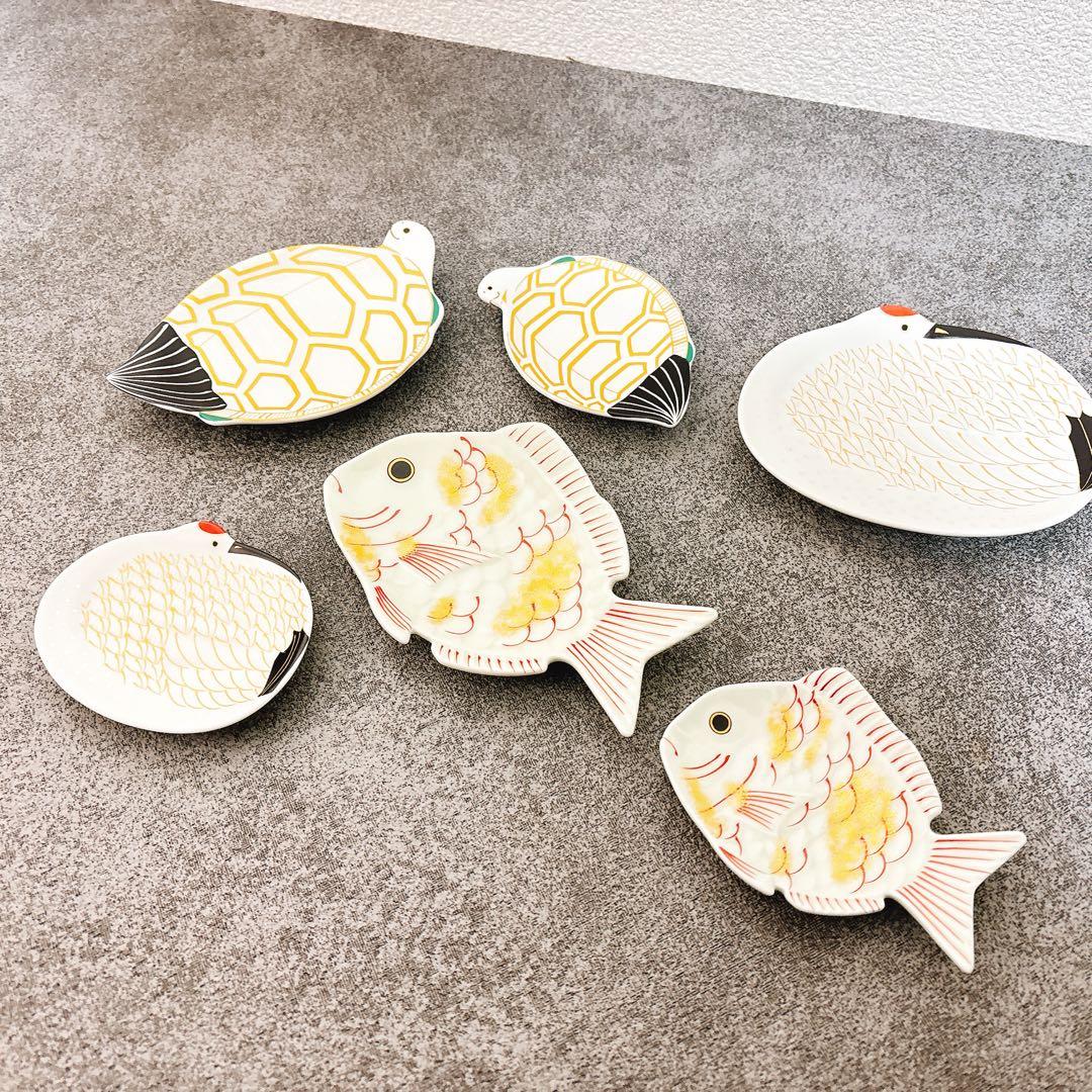 リリー様ご依頼品　幸楽窯　銘々皿　小皿　6点セット
