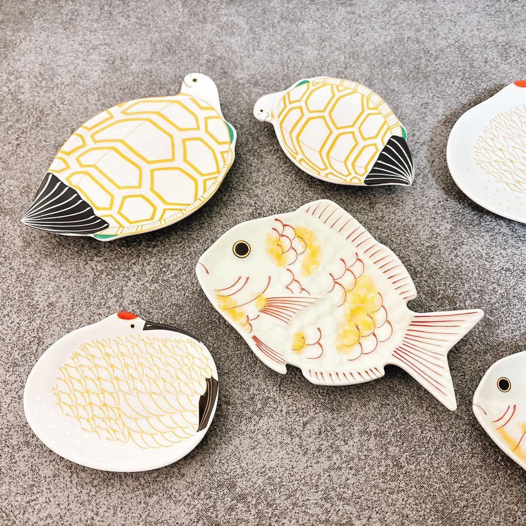リリー様ご依頼品　幸楽窯　銘々皿　小皿　6点セット