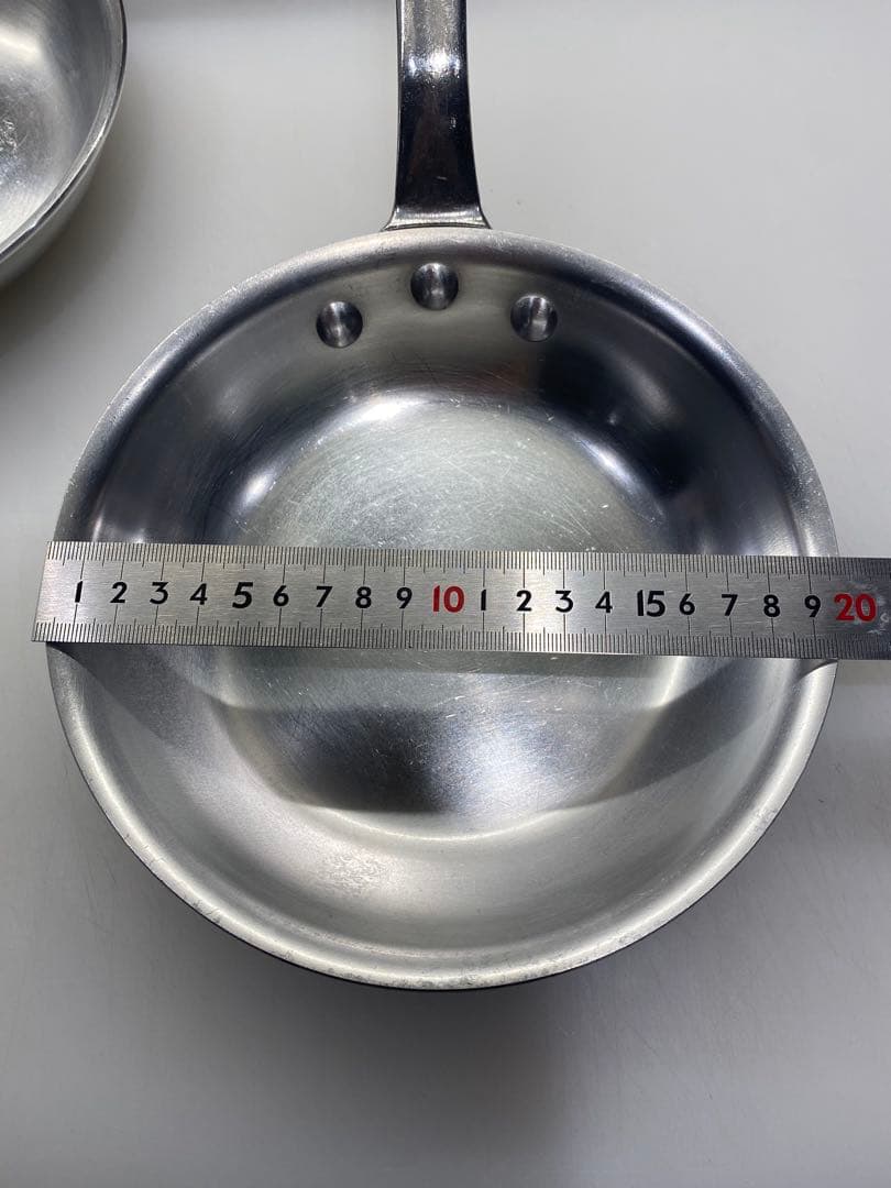 AKAO DON original ステンレスフライパン 18cm 2個セット