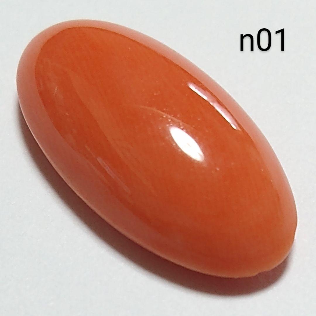 n01 天然 煌 本珊瑚ルース 11.2 ct 2.24  g