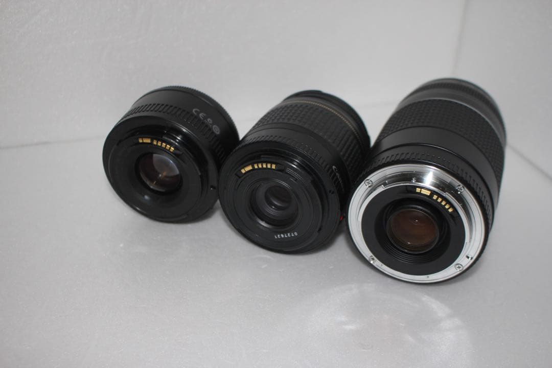 保証/動画/canon kiss x7/標準&望遠&単焦点トリプルレンズセット