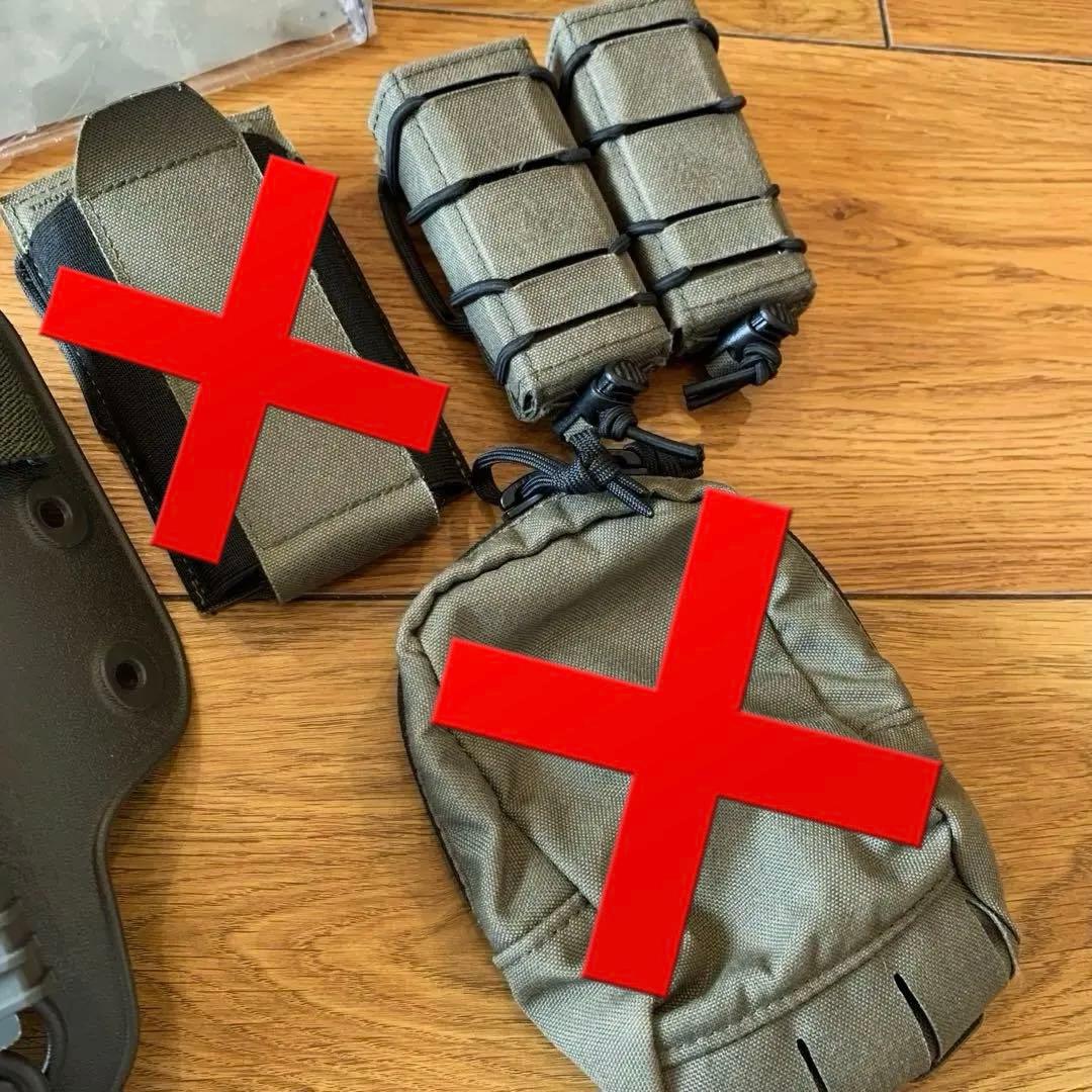 実物 DIRECT ACTION & SAFARILAND レッグシュラウド他