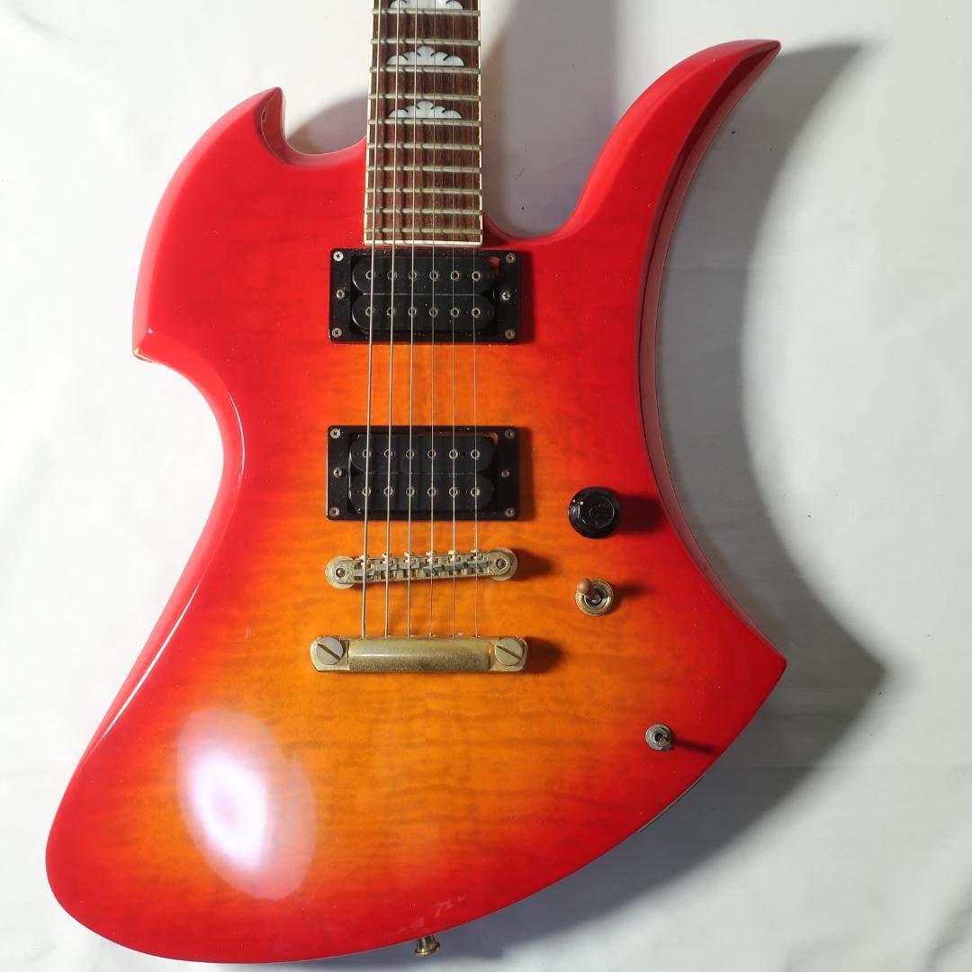 Burny HIDEモデル MG-85X モッキンバード ギター ケース付